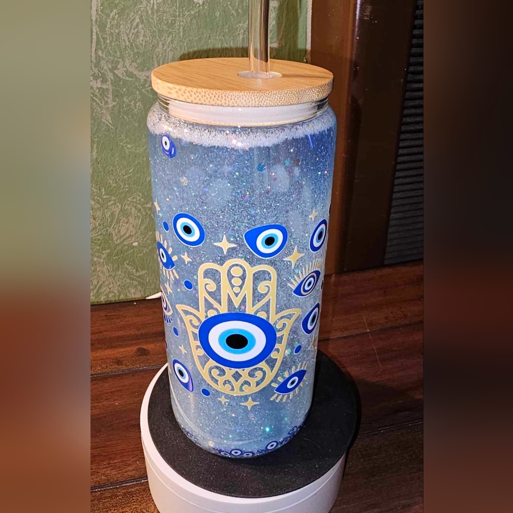 Snowglobe Glitter cup